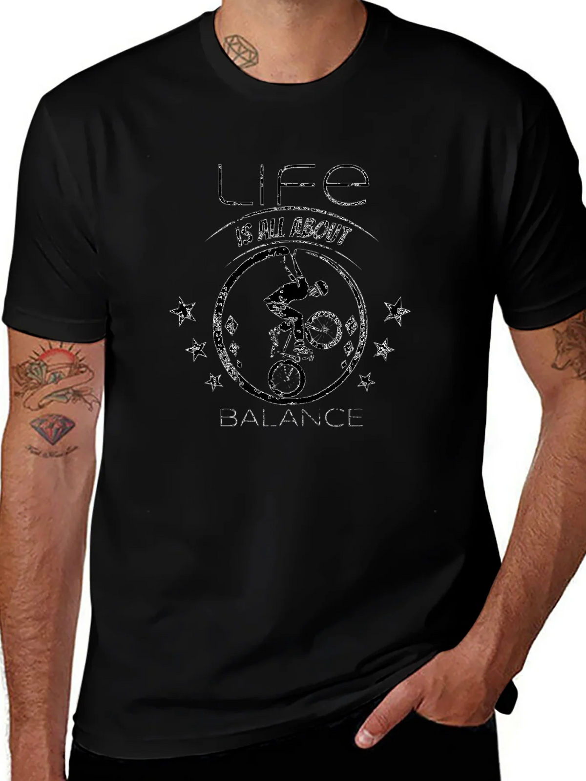 Life Is All About Balance Graphic Tee product image 1