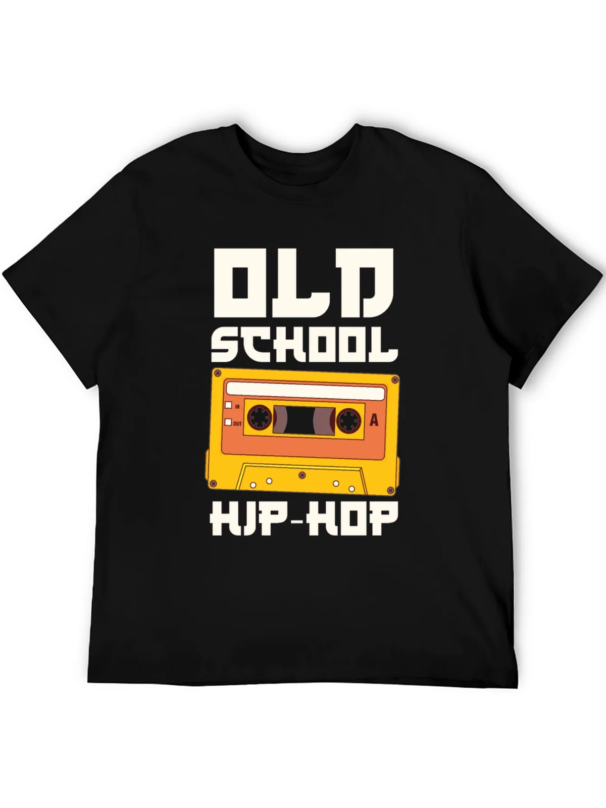Old School Hip-Hop Graphic Tee - Black product image 5