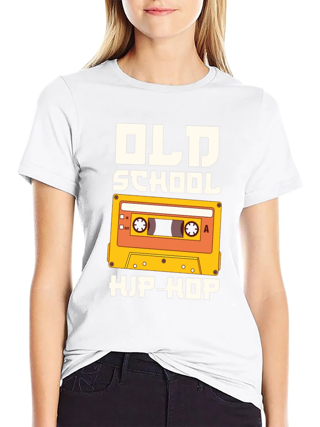 Old School Hip-Hop Graphic Tee - Black product image 8