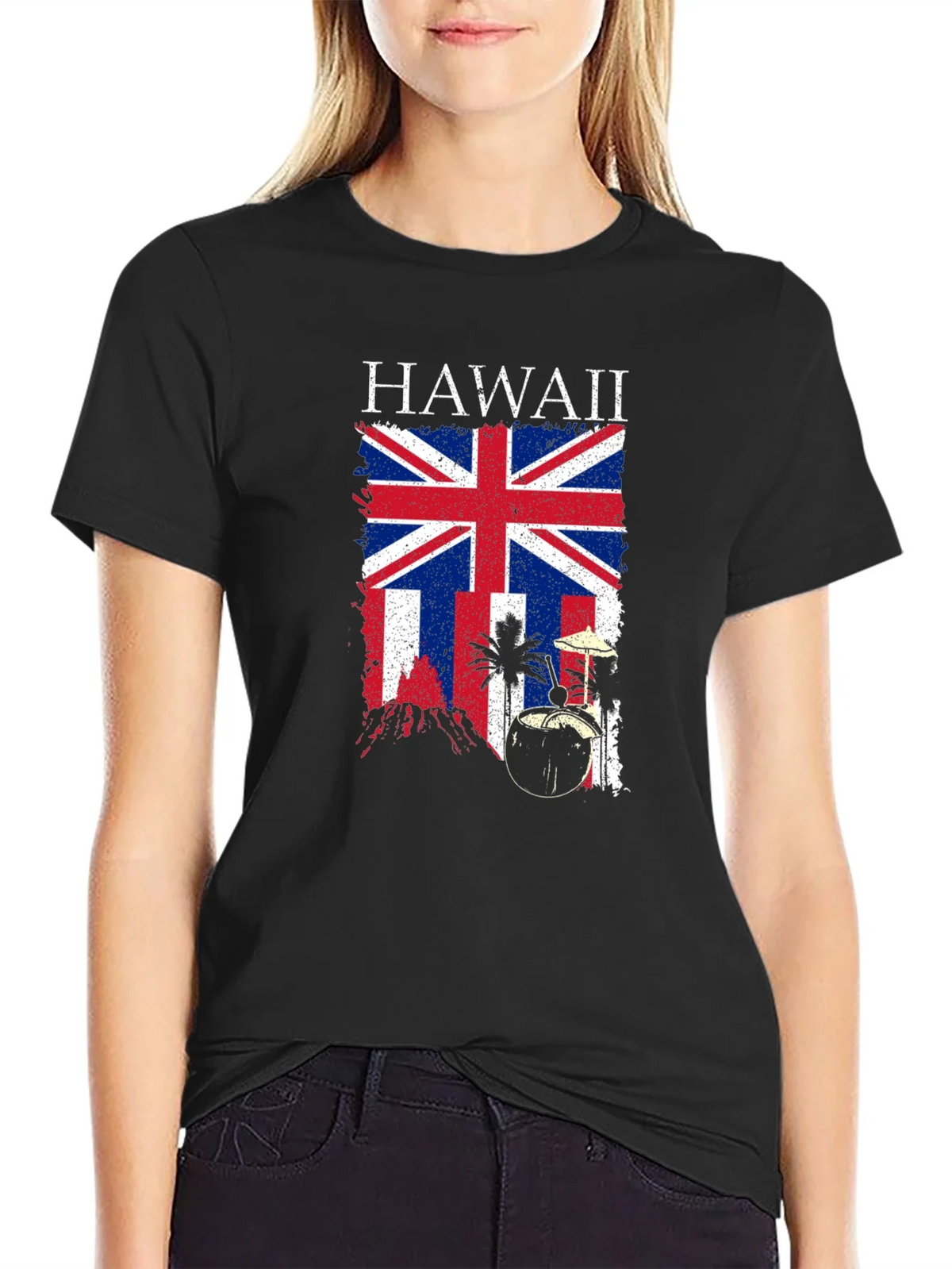 Hawaii UK Flag Graphic T-Shirt product image 2