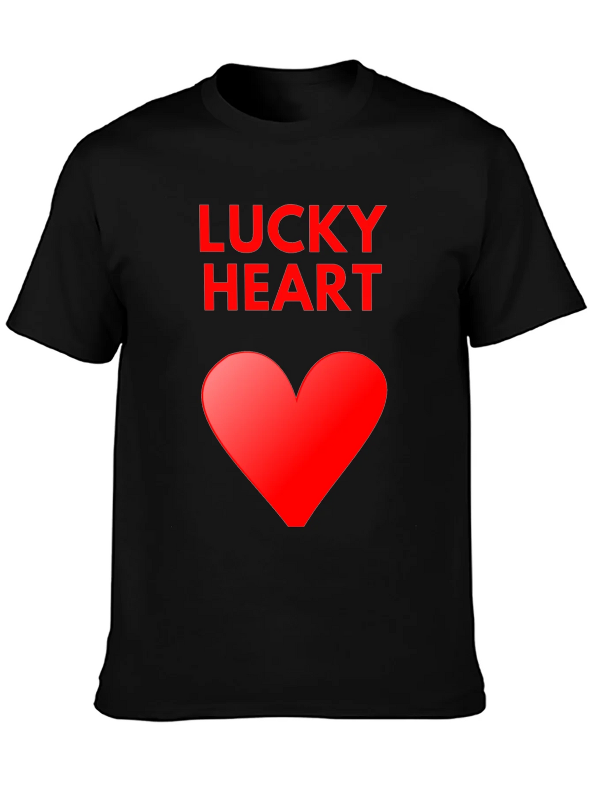 Lucky Heart Graphic Tee - Soft Cotton Blend product image 3