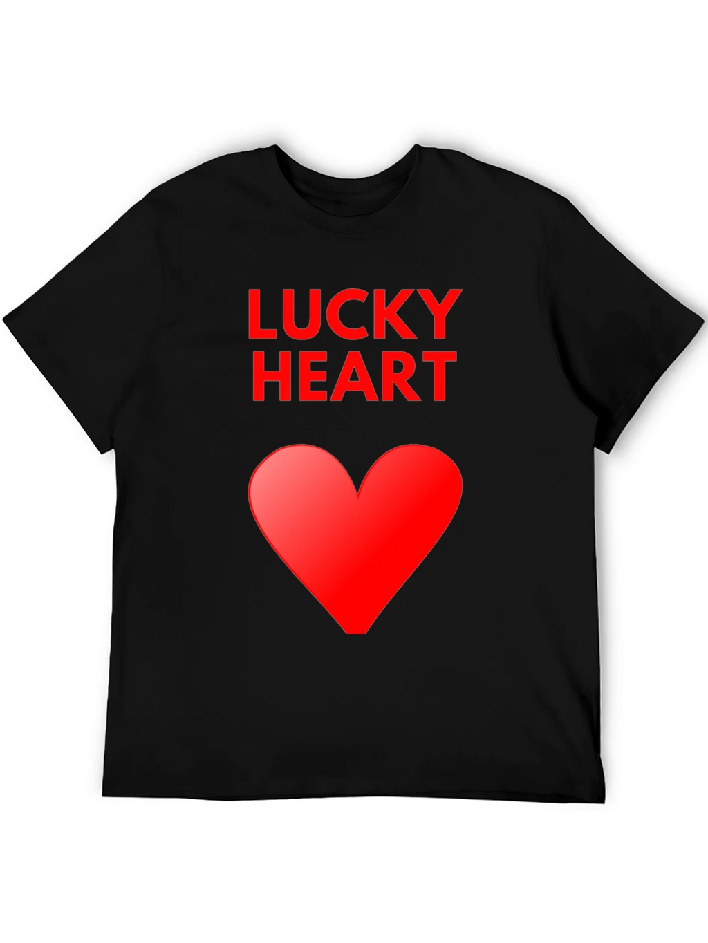 Lucky Heart Graphic Tee - Soft Cotton Blend product image 5