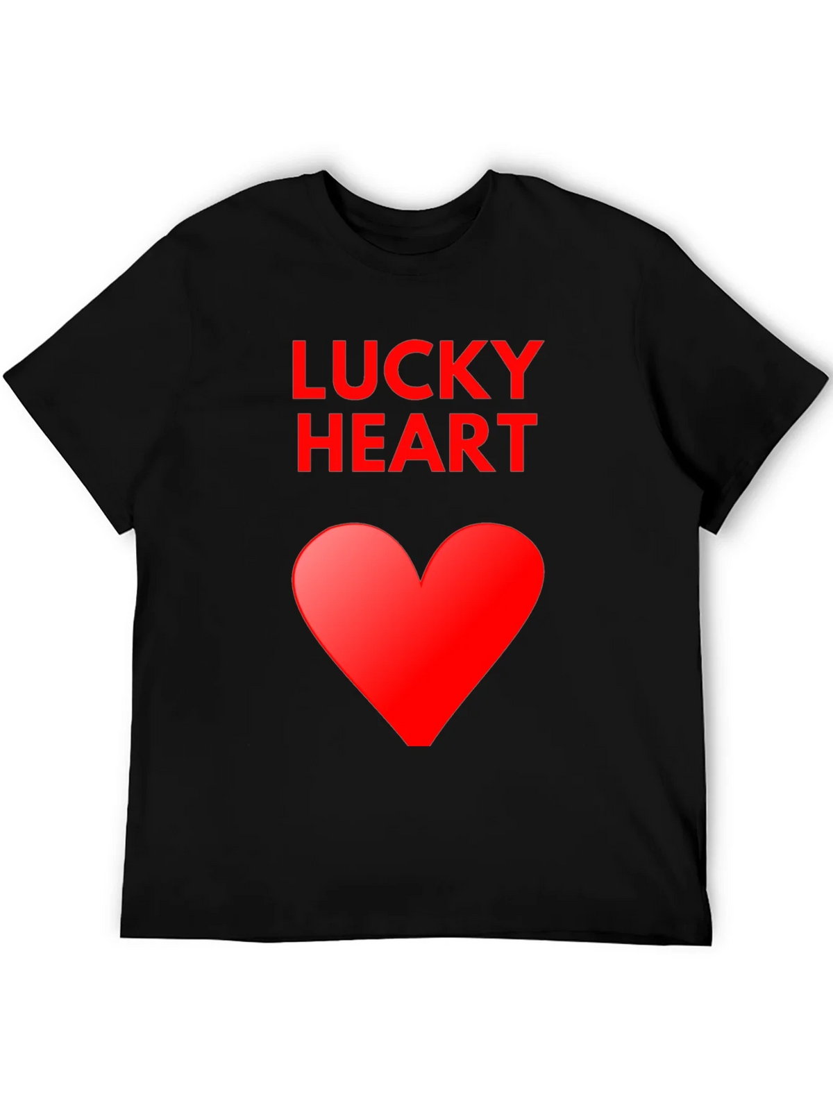 Lucky Heart Graphic Tee - Soft Cotton Blend product image 5