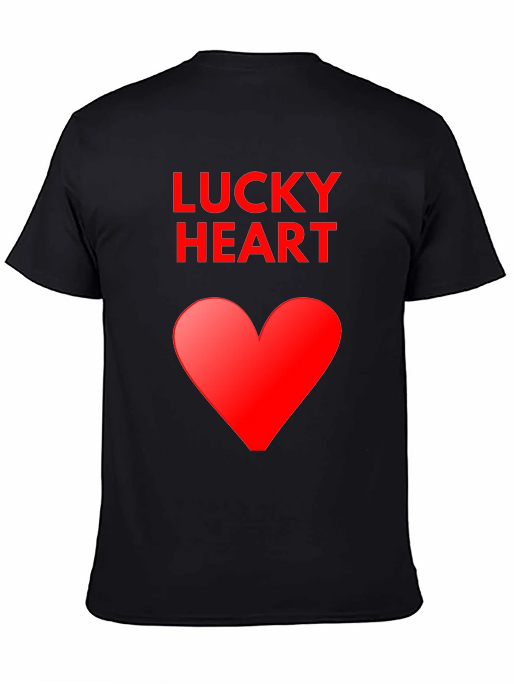 Lucky Heart Graphic Tee - Soft Cotton Blend product image 4