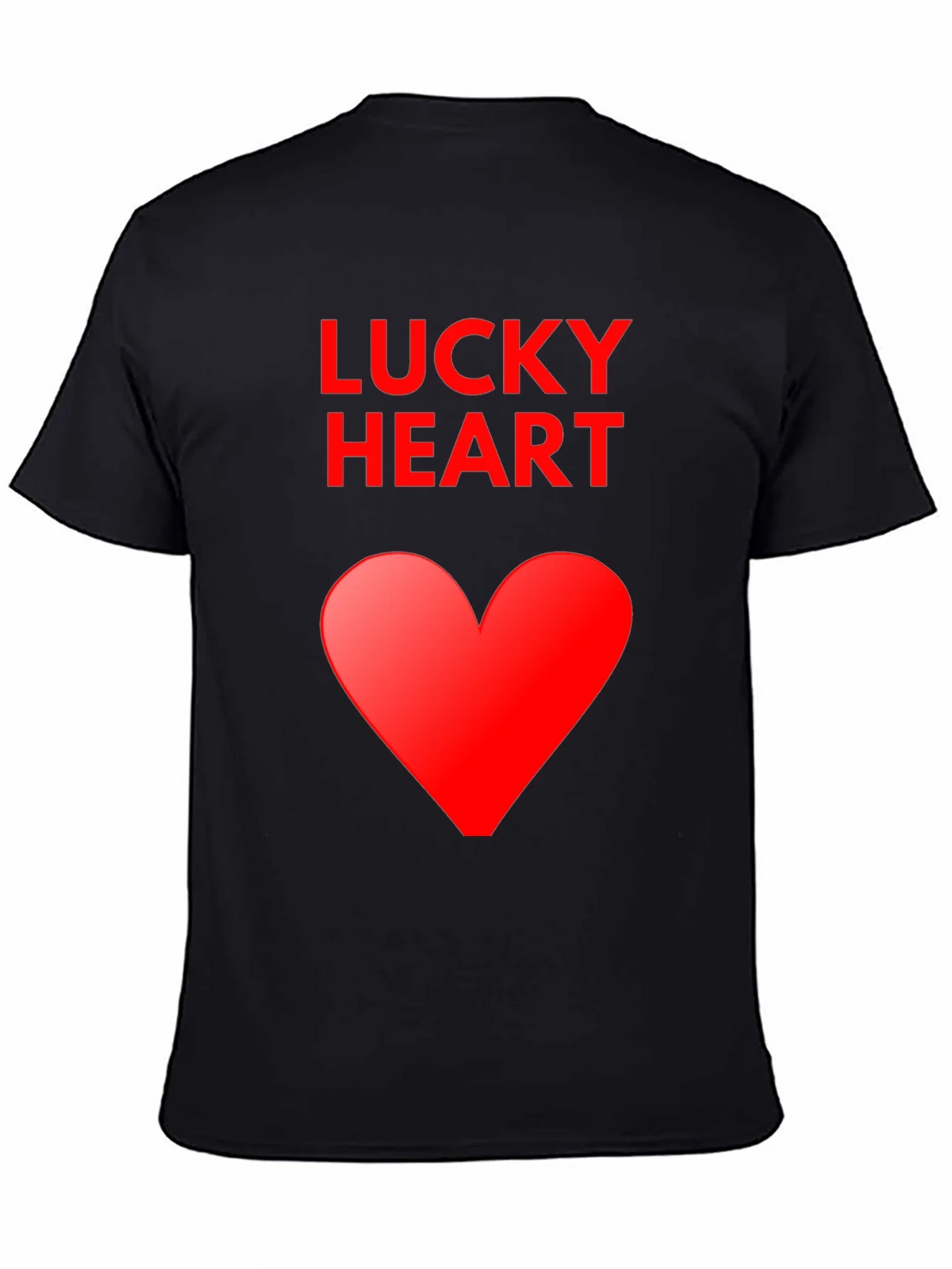Lucky Heart Graphic Tee - Soft Cotton Blend product image 4