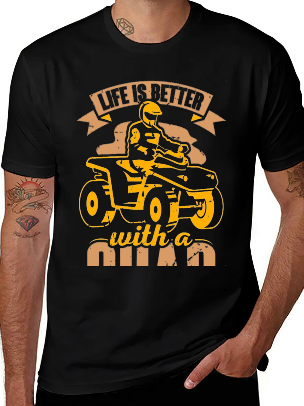 Life is Better With a Quad Graphic T-Shirt product image 1