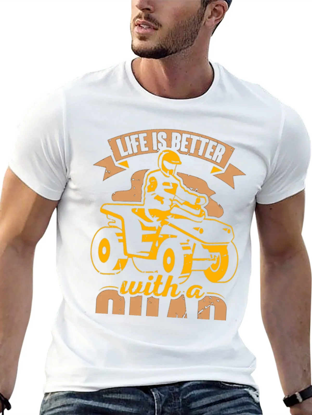 Life is Better With a Quad Graphic T-Shirt product image 12