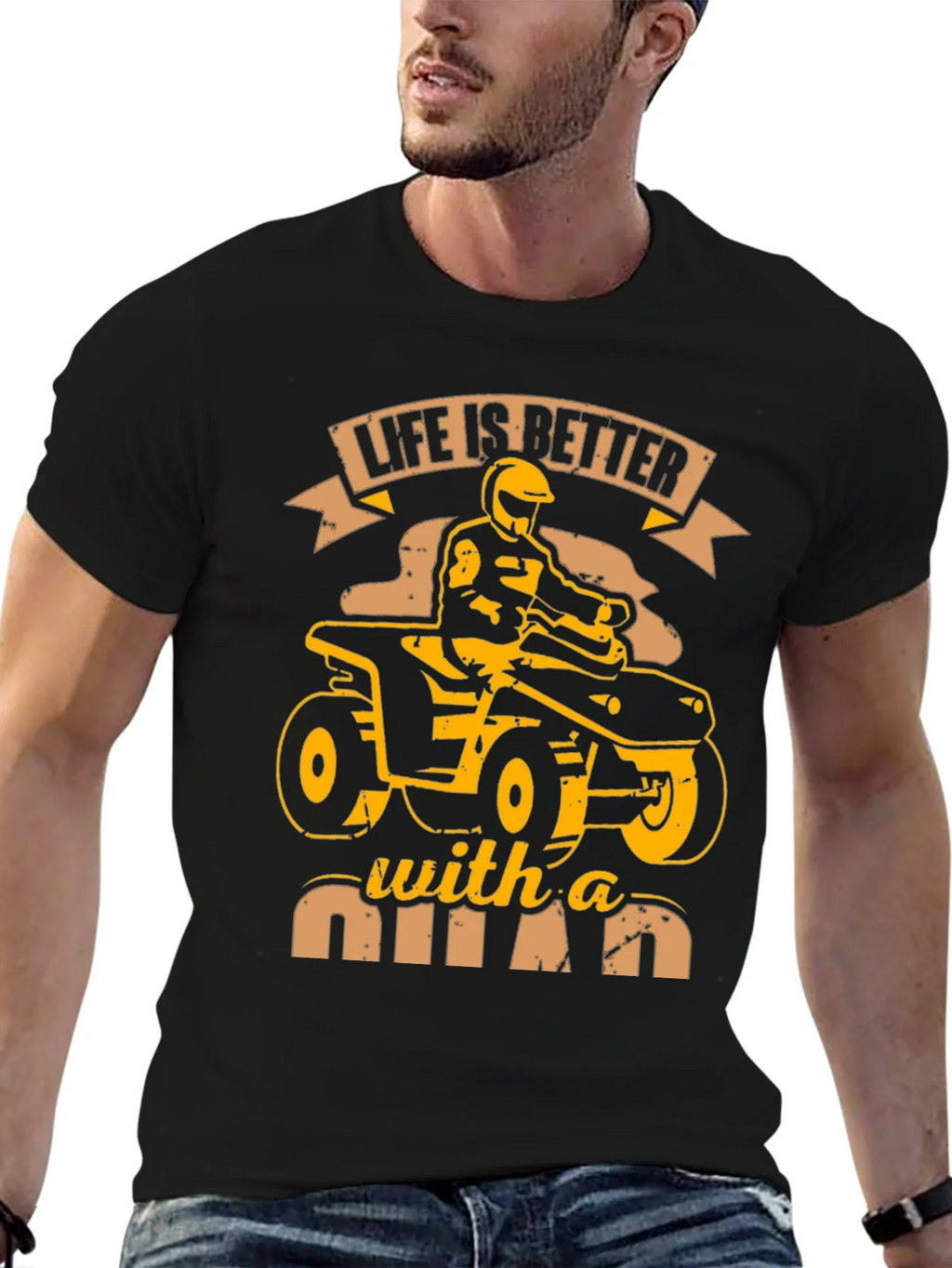 Life is Better With a Quad Graphic T-Shirt product image 6