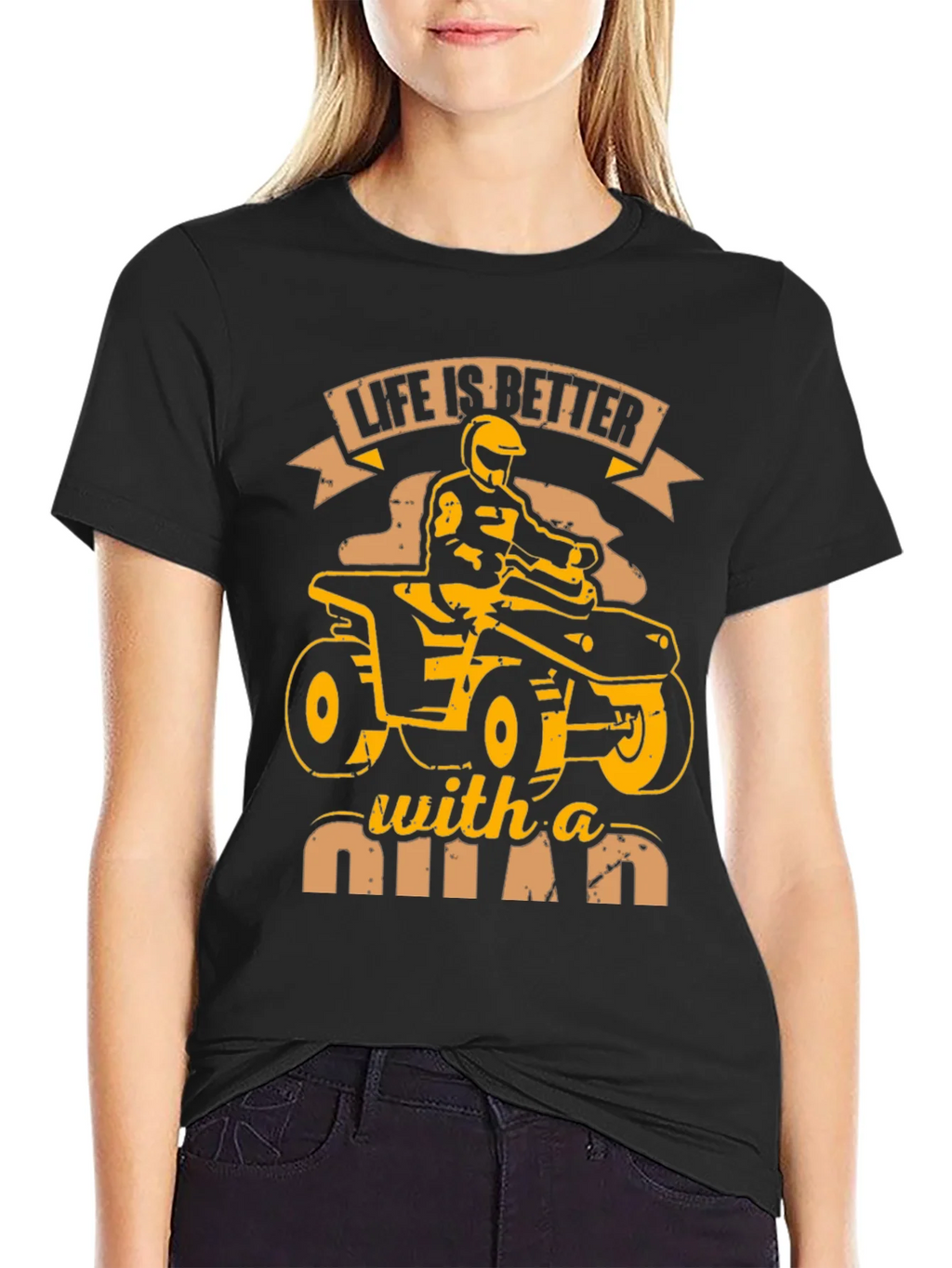Life is Better With a Quad Graphic T-Shirt product image 2