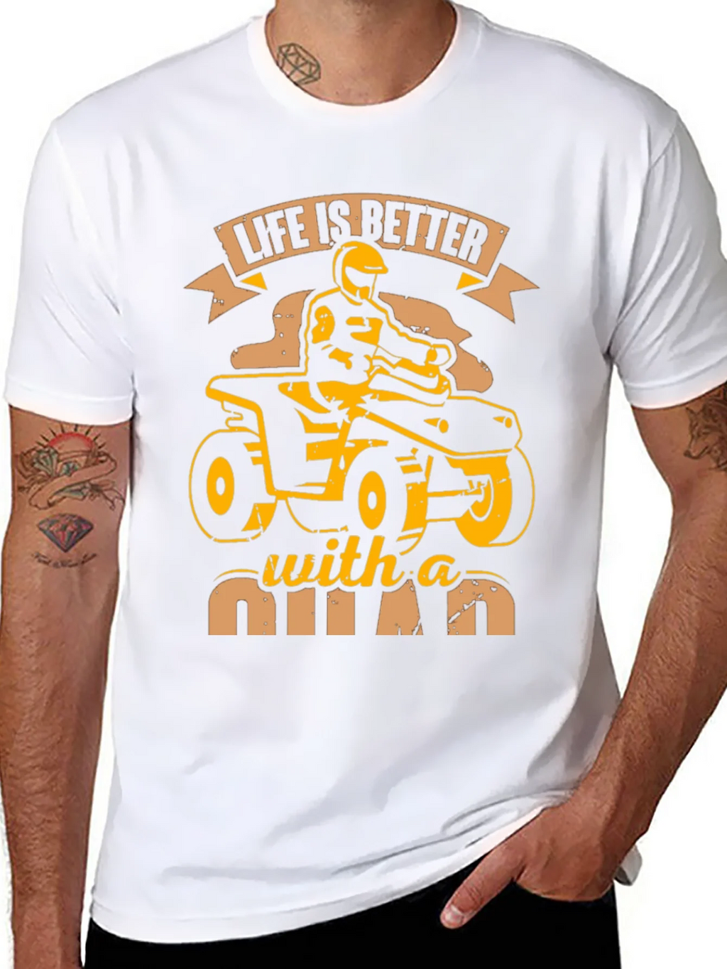Life is Better With a Quad Graphic T-Shirt product image 7