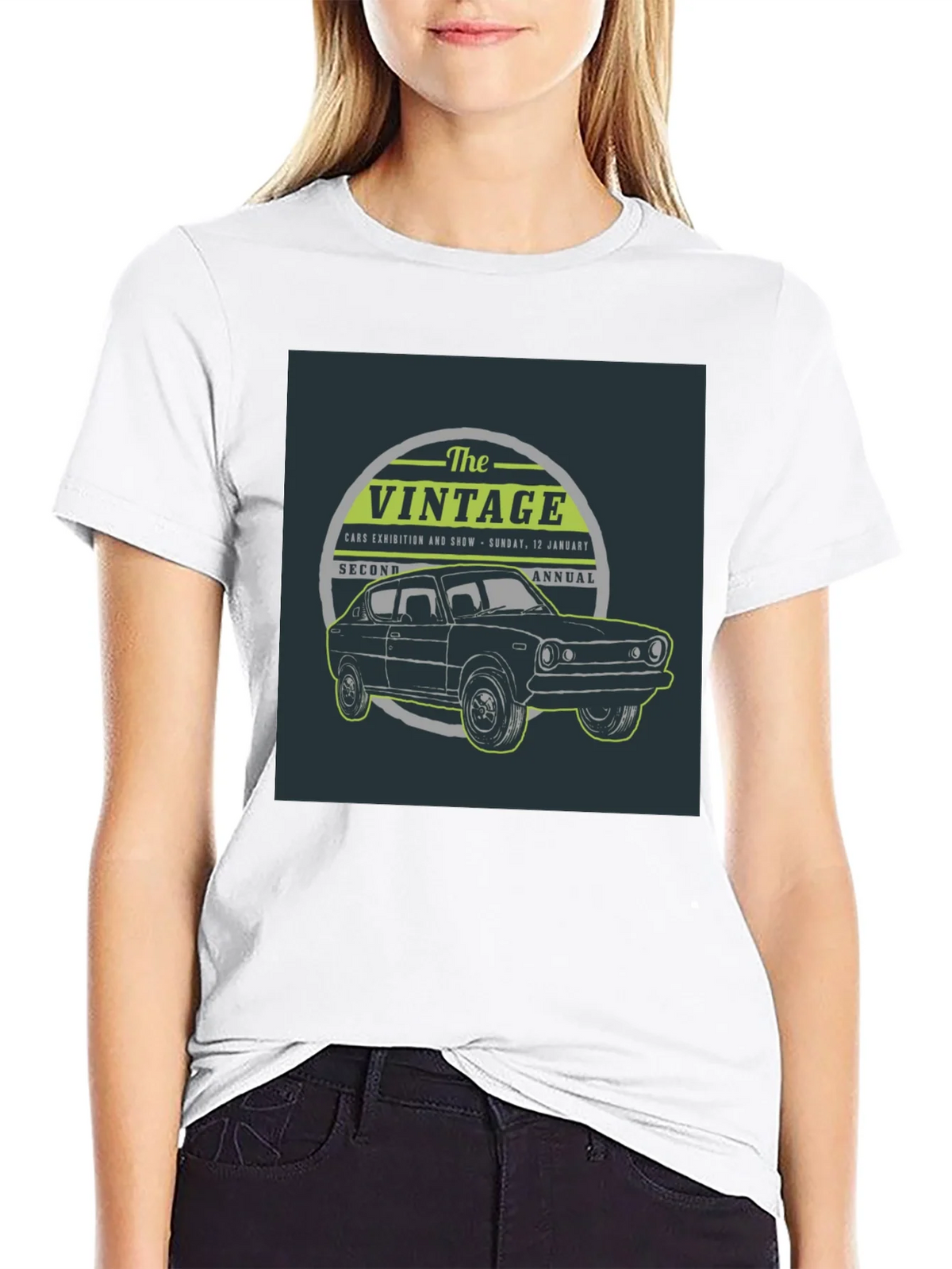 Vintage Car Show T-Shirt - Black product image 8