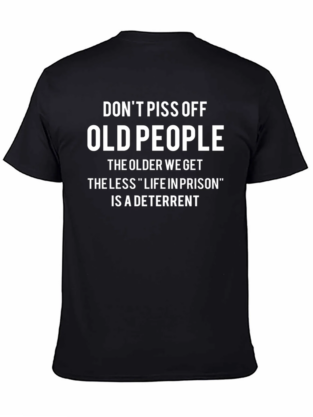 Dont Piss Off Old People T-Shirt product image 4