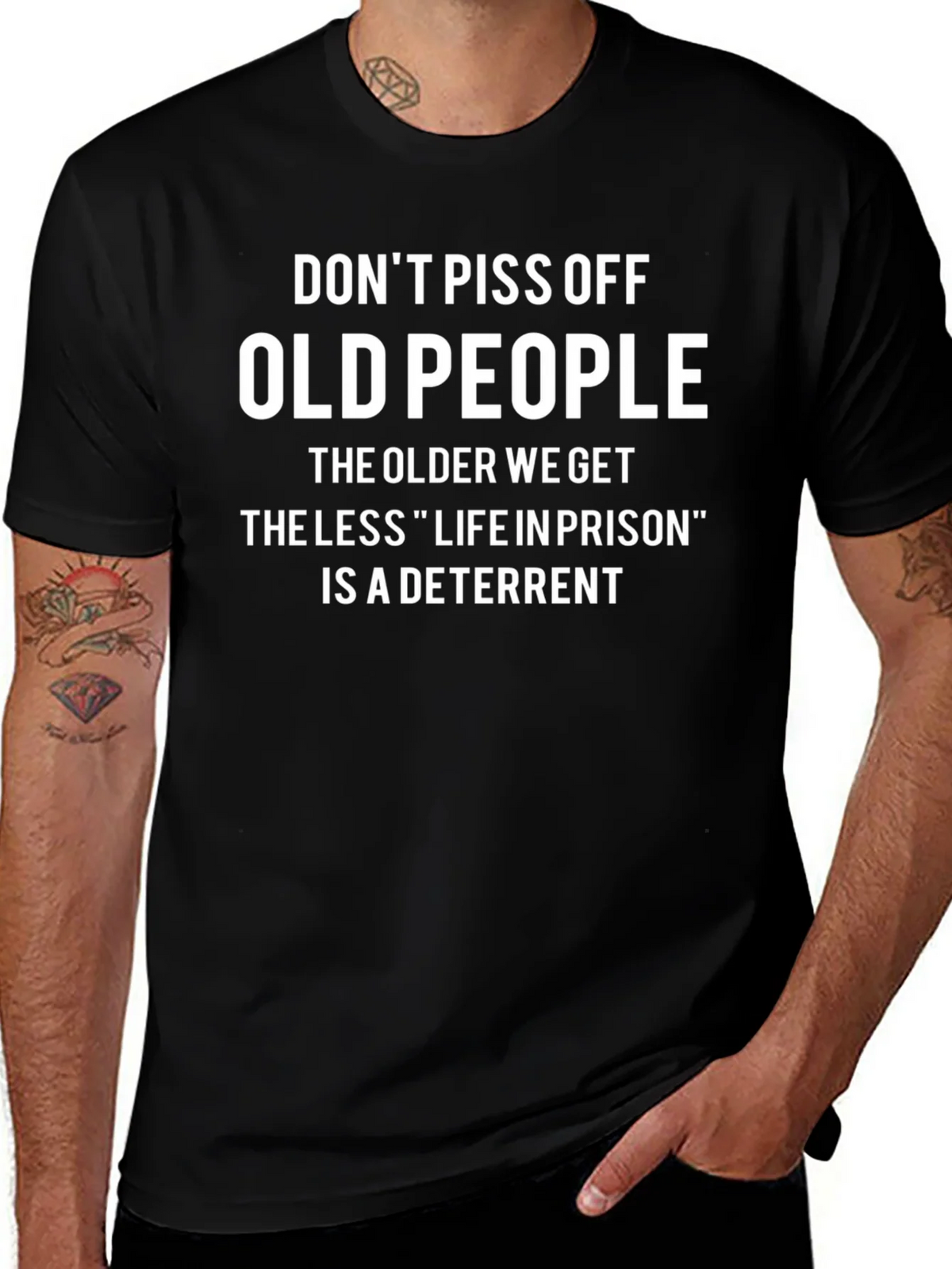 Dont Piss Off Old People T-Shirt product image 1