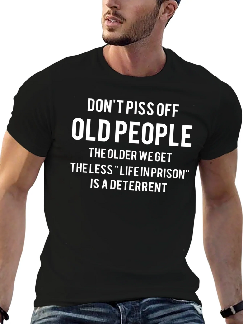 Dont Piss Off Old People T-Shirt product image 6