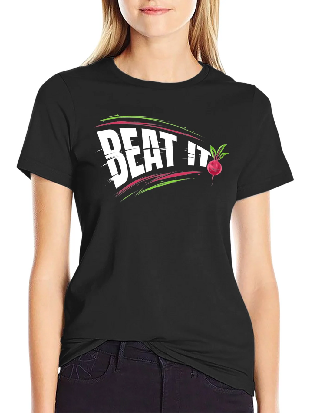 Beat It Beet Pun T-Shirt - Funny Vegetable Tee product image 2