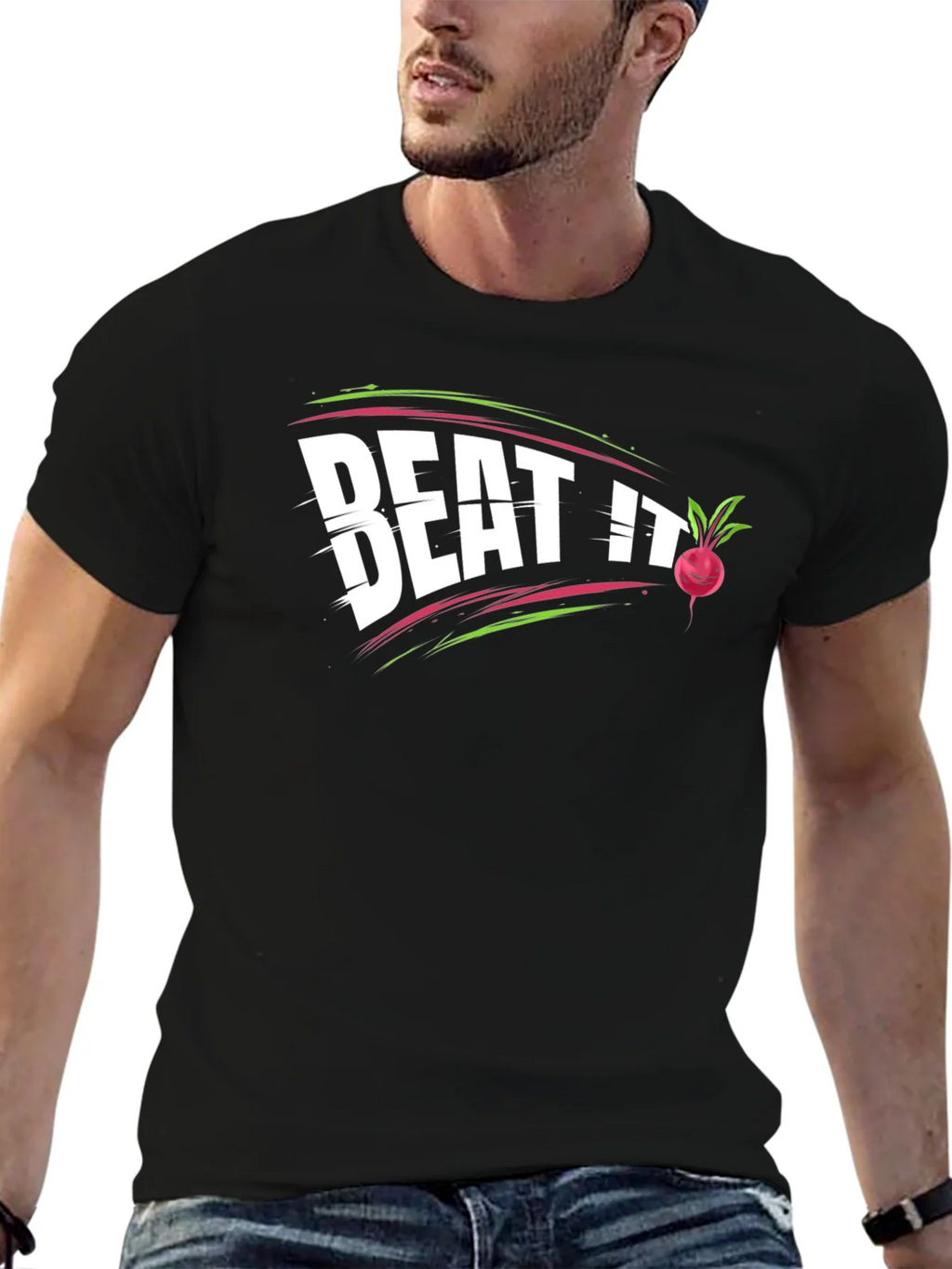 Beat It Beet Pun T-Shirt - Funny Vegetable Tee product image 6