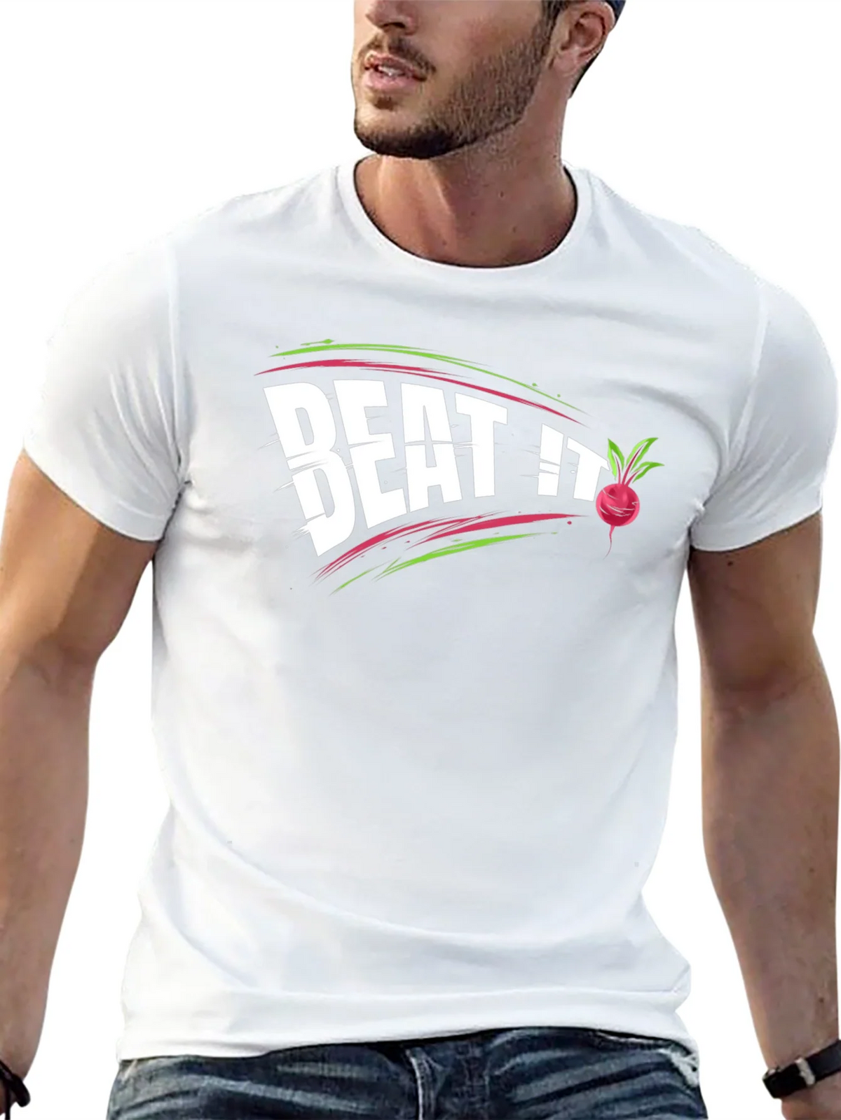 Beat It Beet Pun T-Shirt - Funny Vegetable Tee product image 12