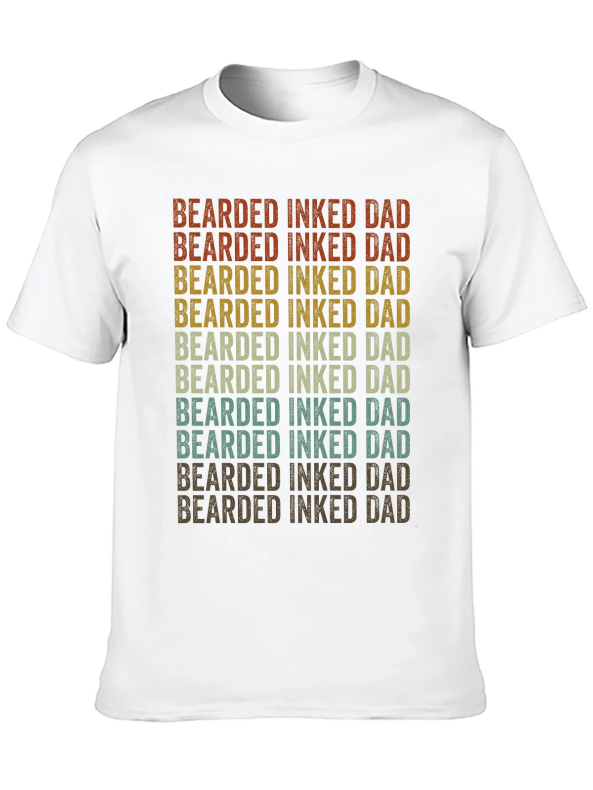Bearded Inked Dad Graphic Tee product image 9