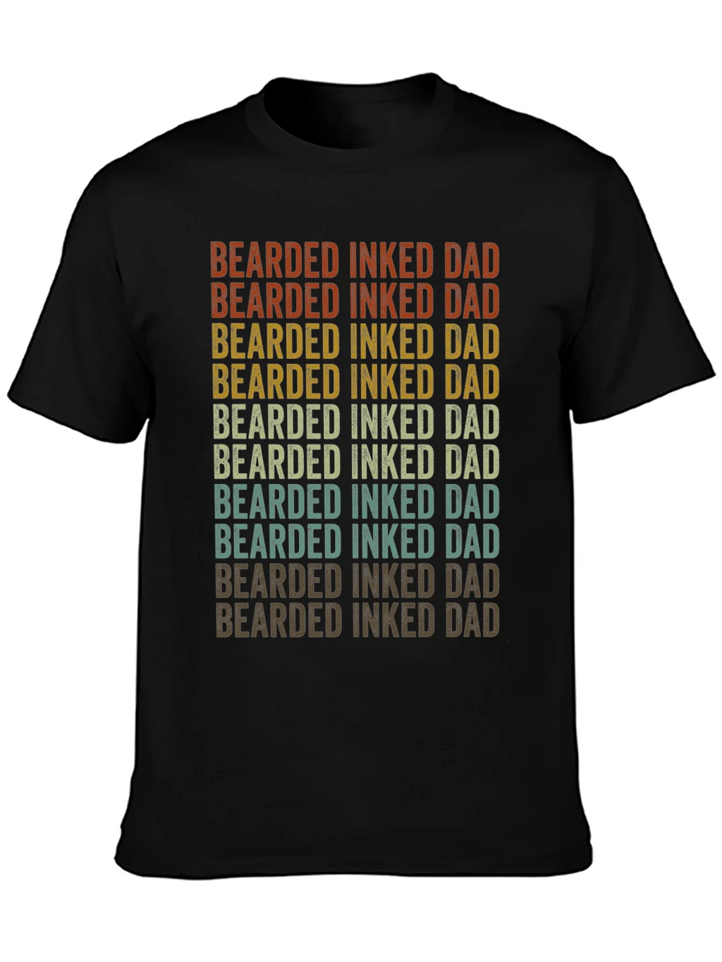 Bearded Inked Dad Graphic Tee product image 3