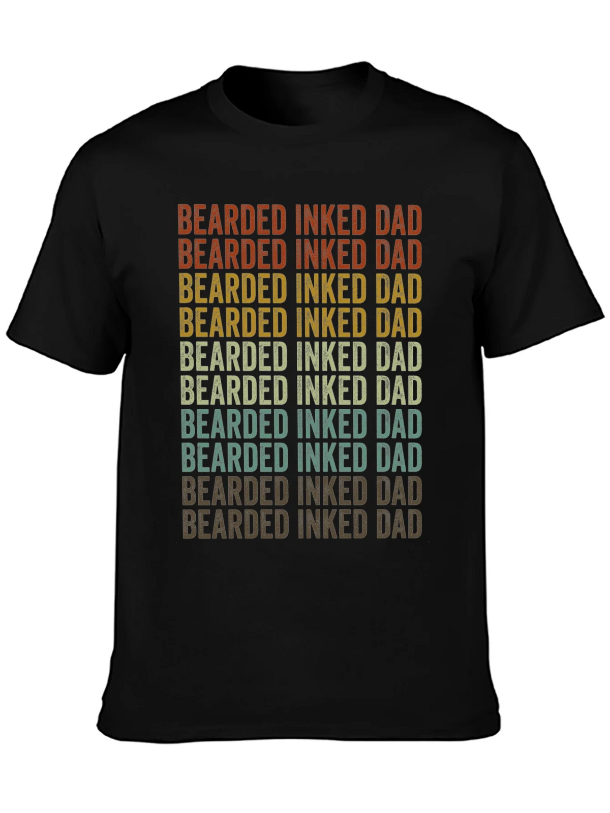 Bearded Inked Dad Graphic Tee product image 3
