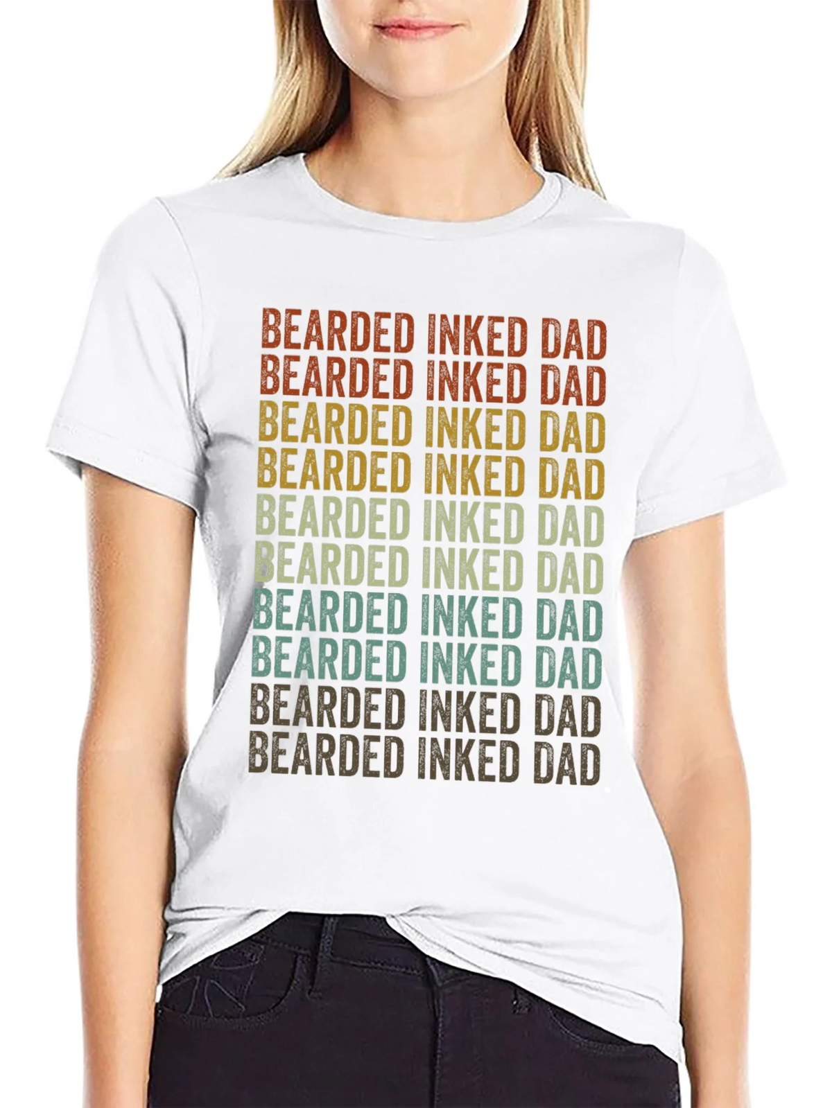 Bearded Inked Dad Graphic Tee product image 8