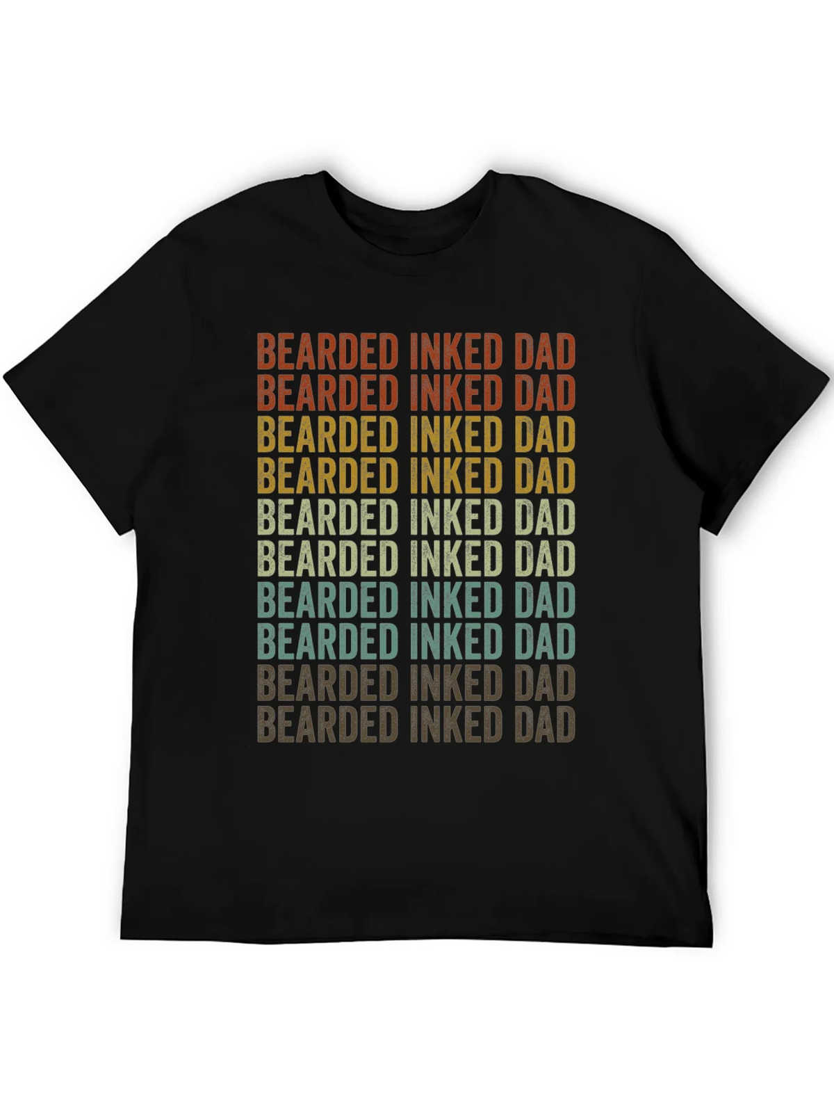 Bearded Inked Dad Graphic Tee product image 5