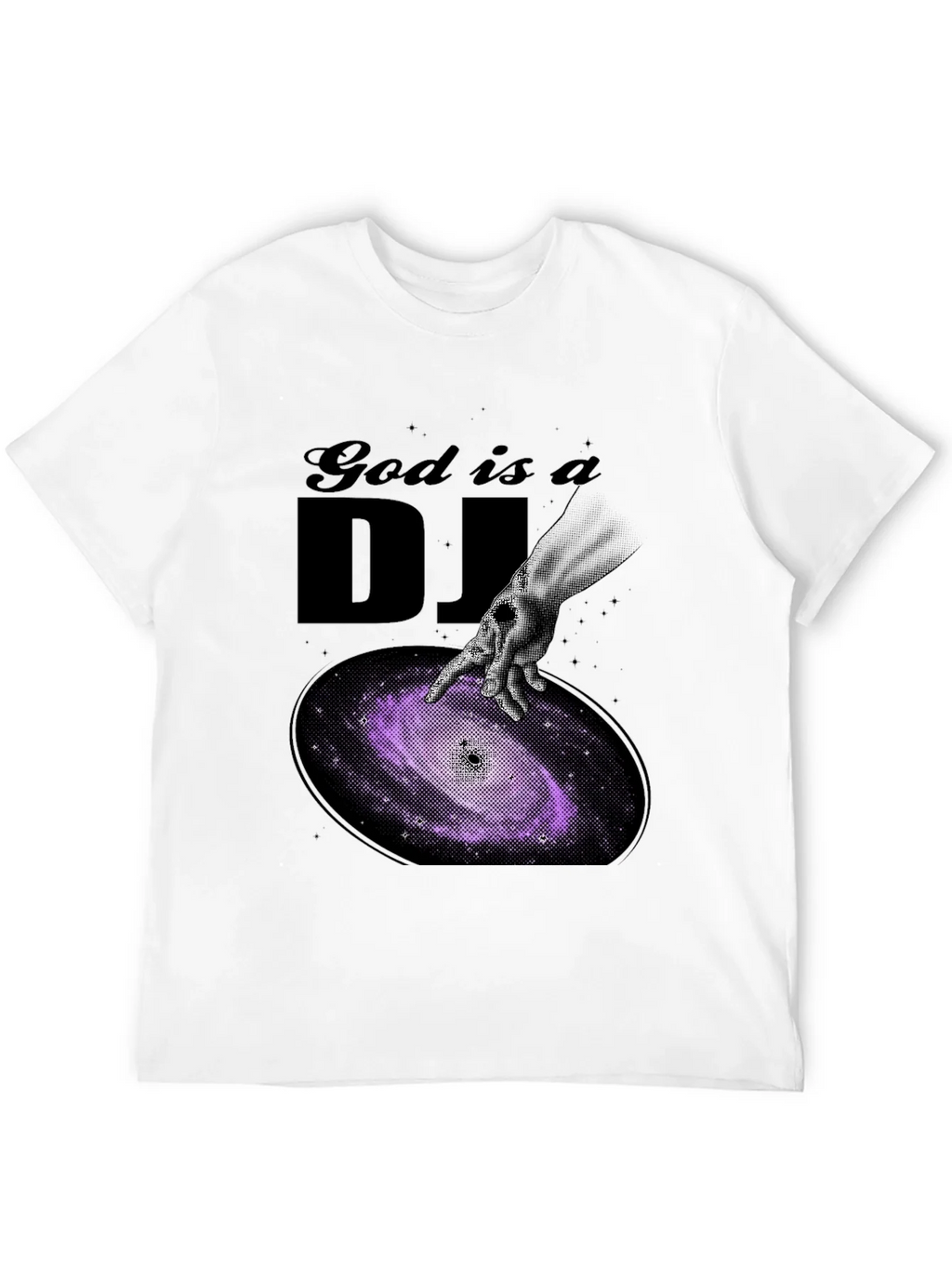 God is a DJ Graphic T-Shirt - Unique Galaxy Design product image 11