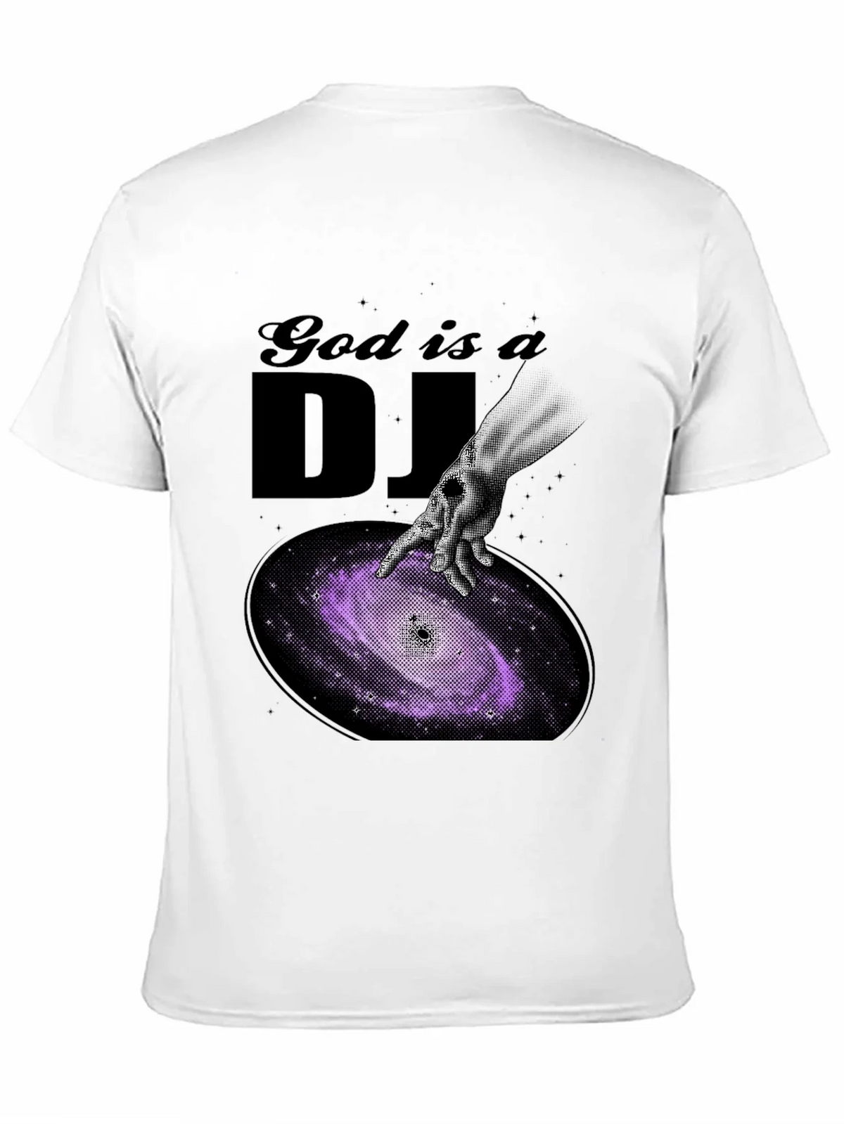 God is a DJ Graphic T-Shirt - Unique Galaxy Design product image 10