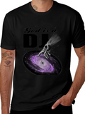 God is a DJ Graphic T-Shirt - Unique Galaxy Design product image 1