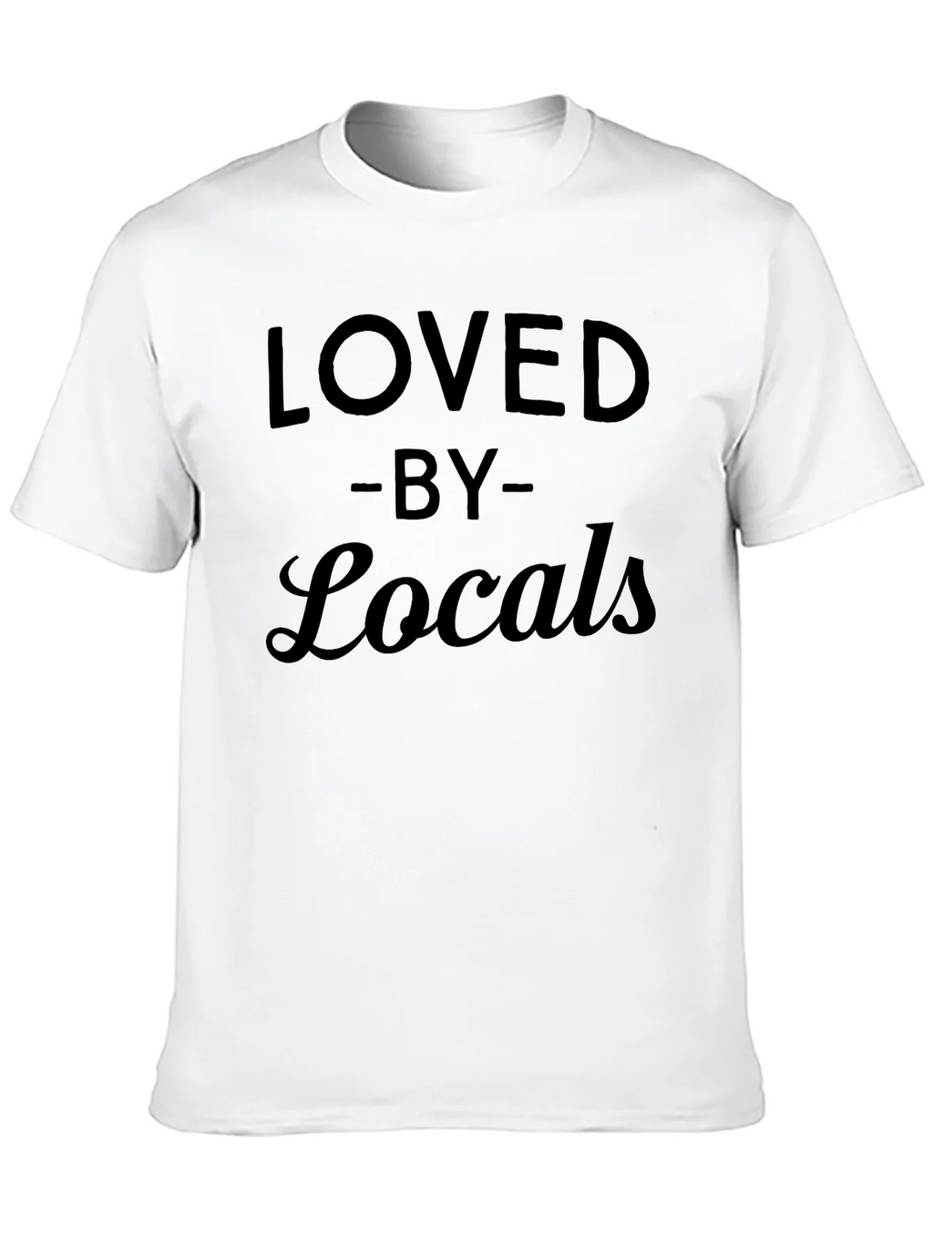 Loved by Locals Black Graphic T-Shirt product image 9