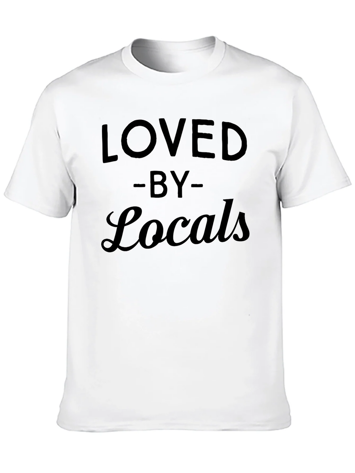 Loved by Locals Black Graphic T-Shirt product image 9