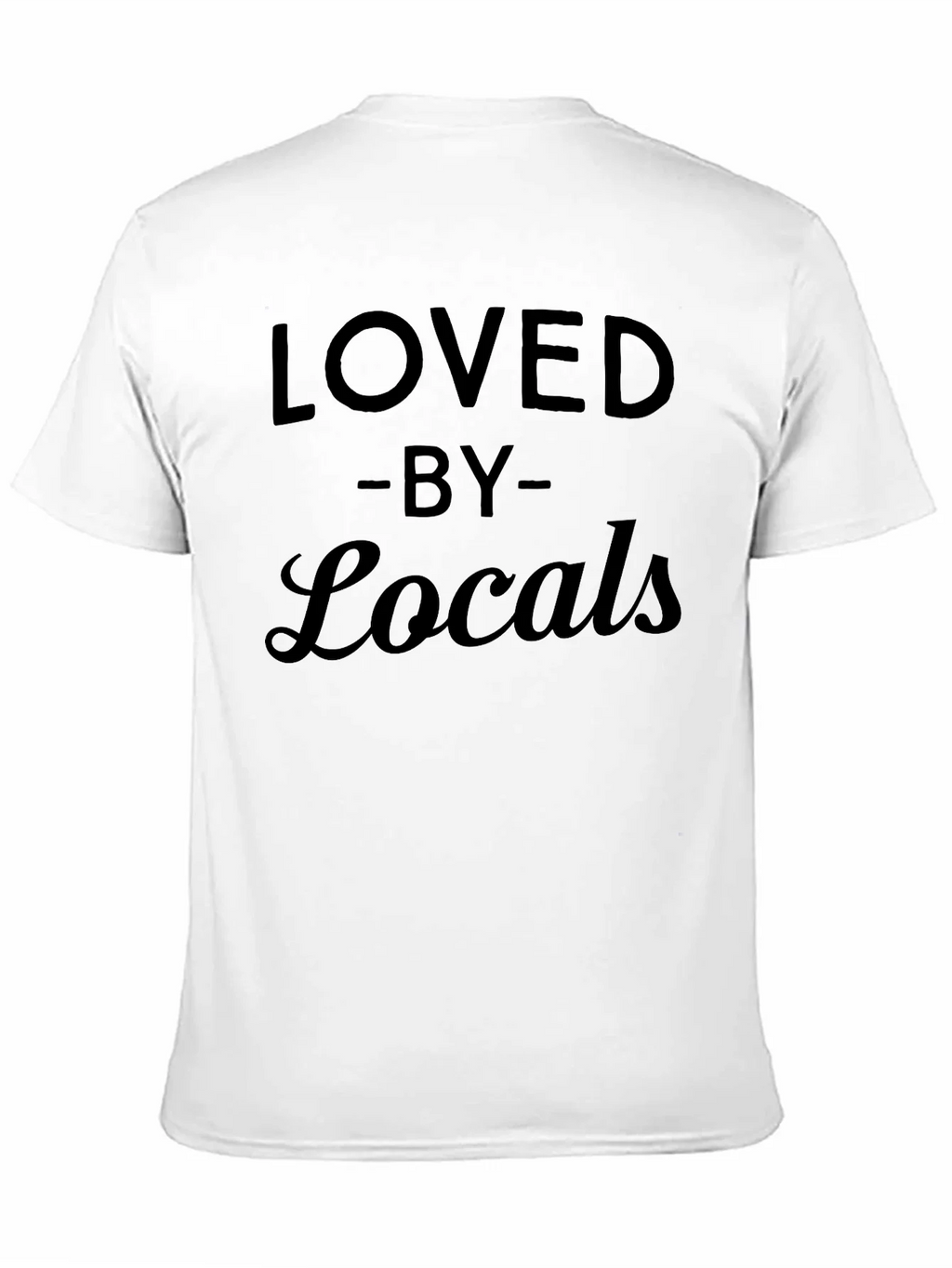 Loved by Locals Black Graphic T-Shirt product image 10