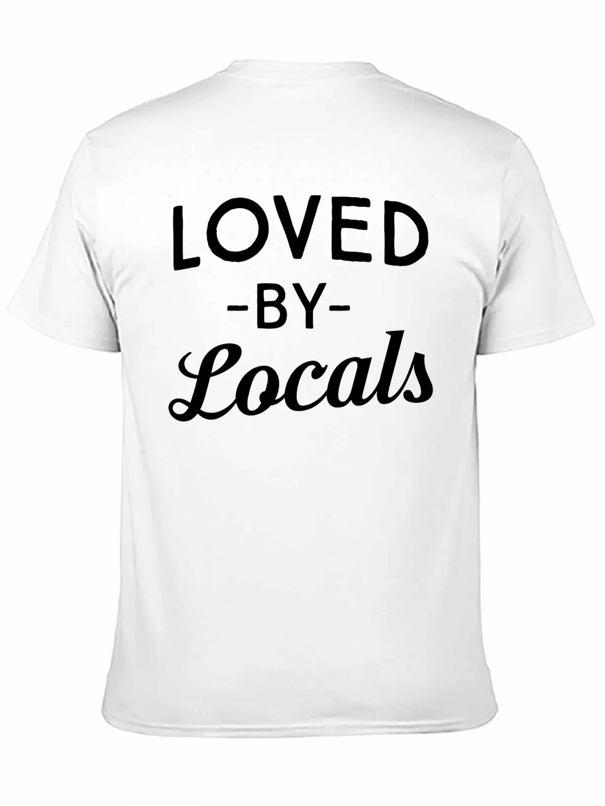 Loved by Locals Black Graphic T-Shirt product image 10