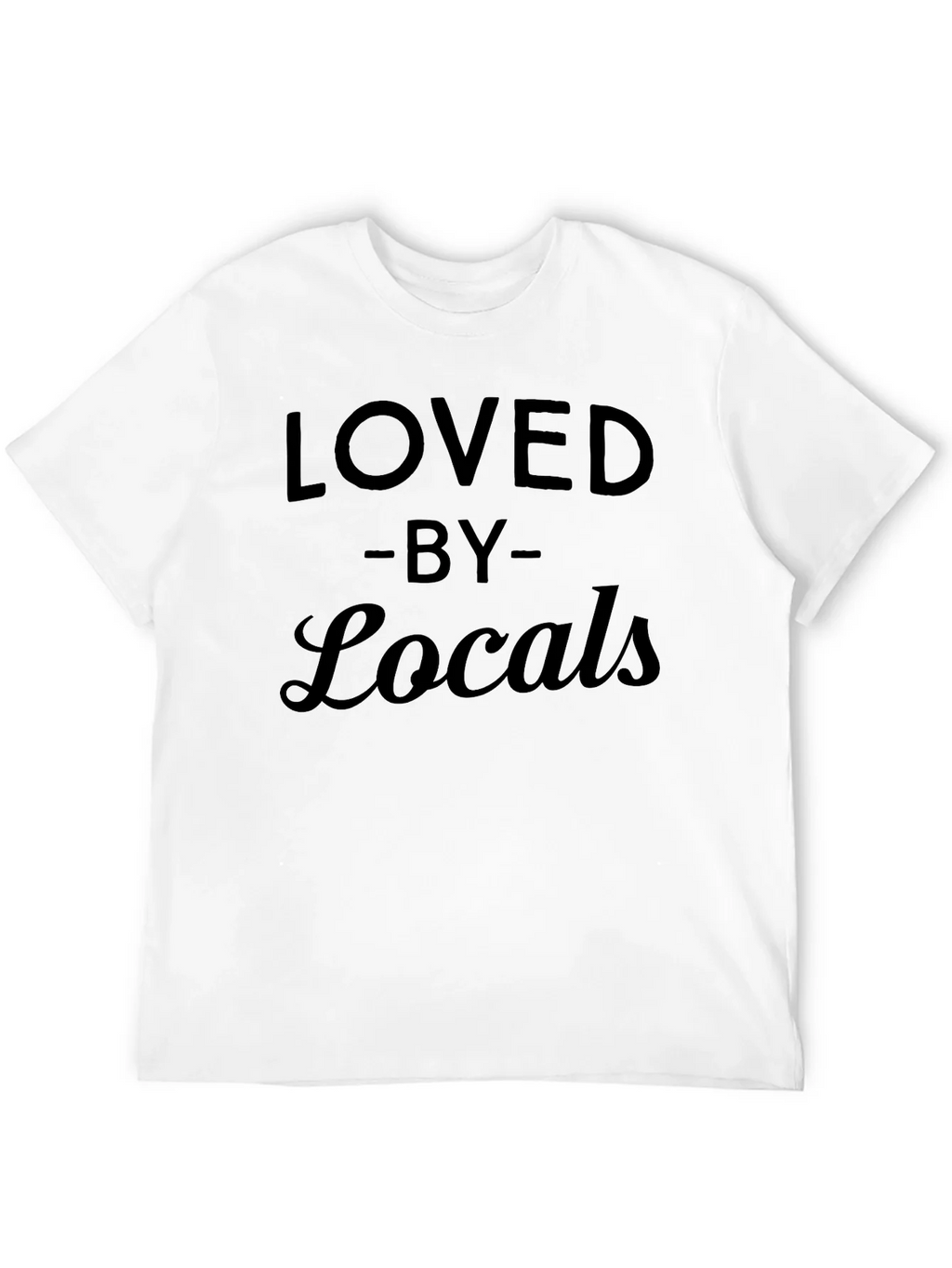 Loved by Locals Black Graphic T-Shirt product image 11