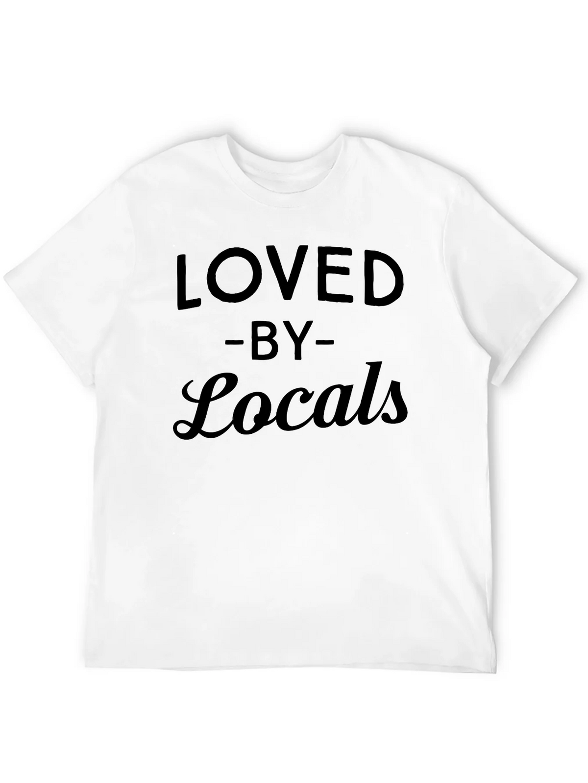 Loved by Locals Black Graphic T-Shirt product image 11