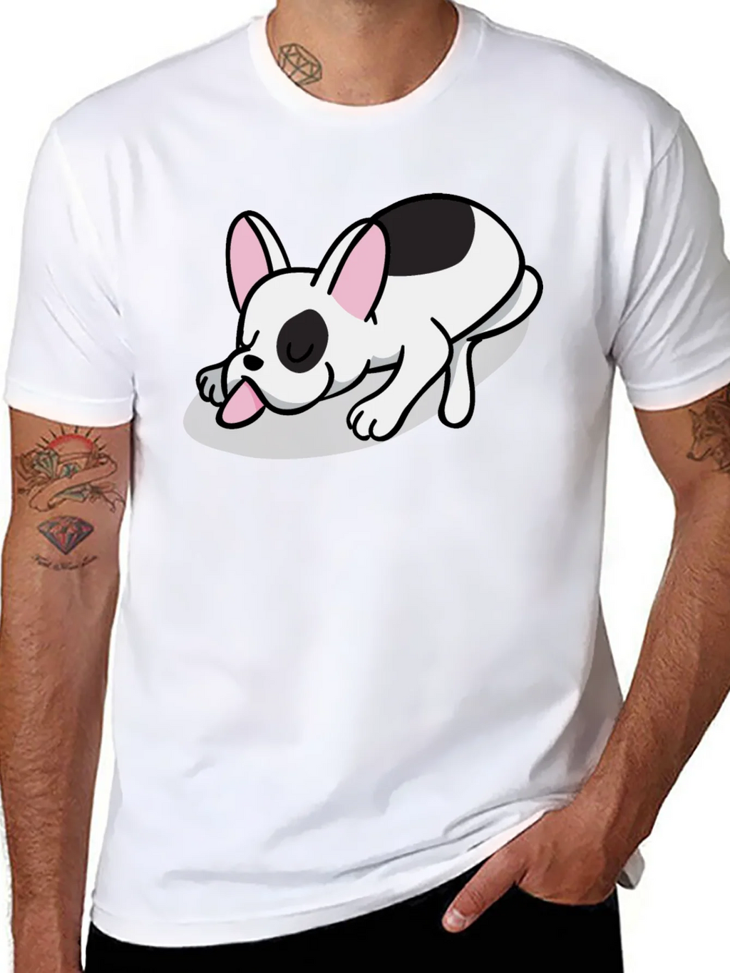 Dog Graphic T-Shirt - Cute French Bulldog Design product image 7