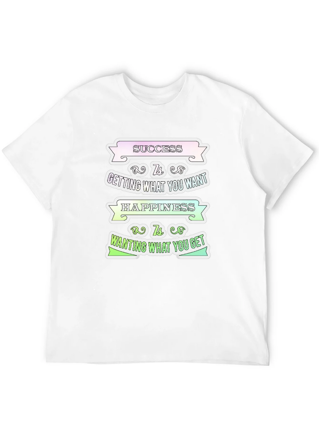 Success Happiness Mens T-Shirt - Inspirational Graphic Tee product image 11