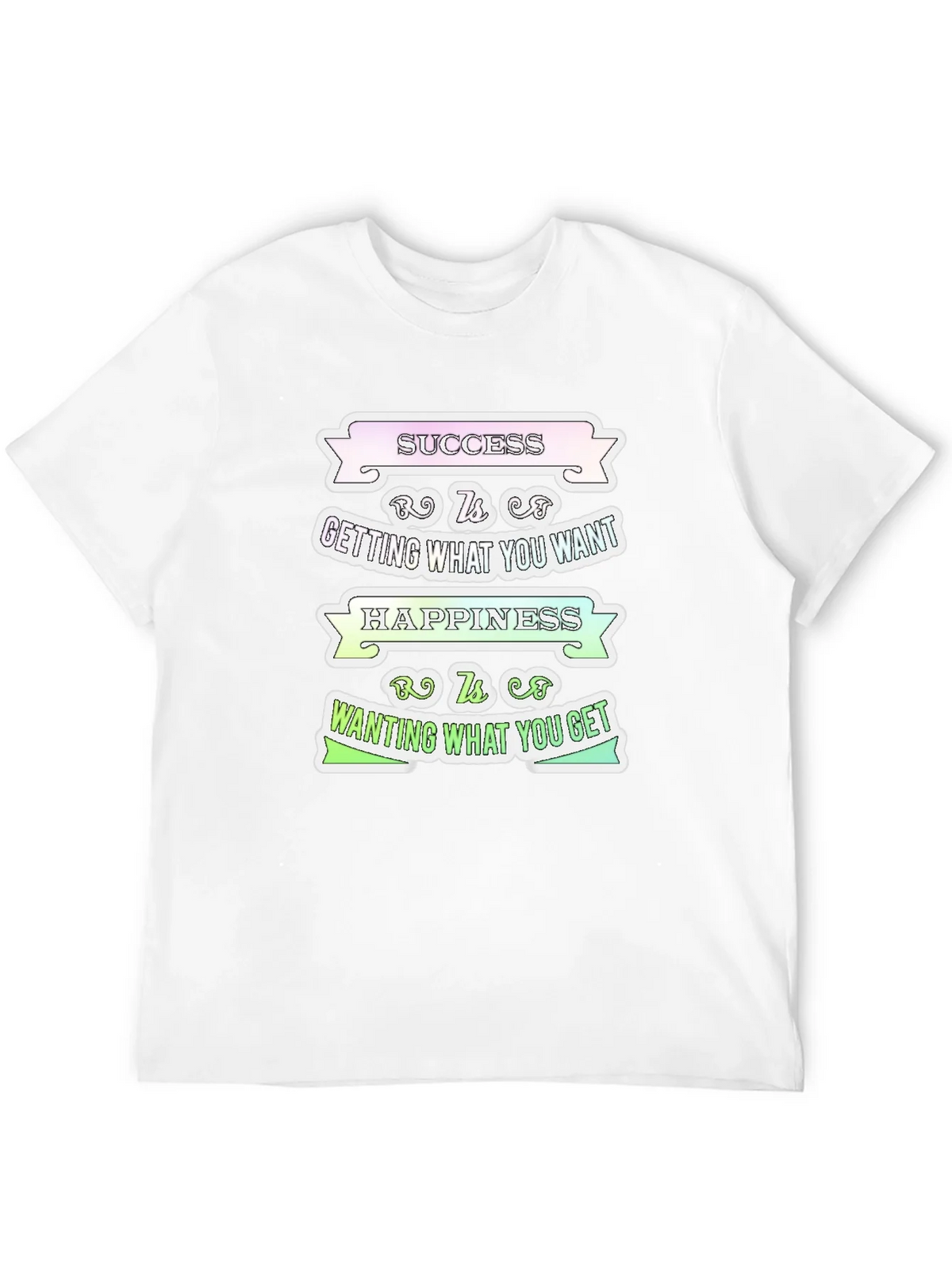 Success Happiness Mens T-Shirt - Inspirational Graphic Tee product image 11