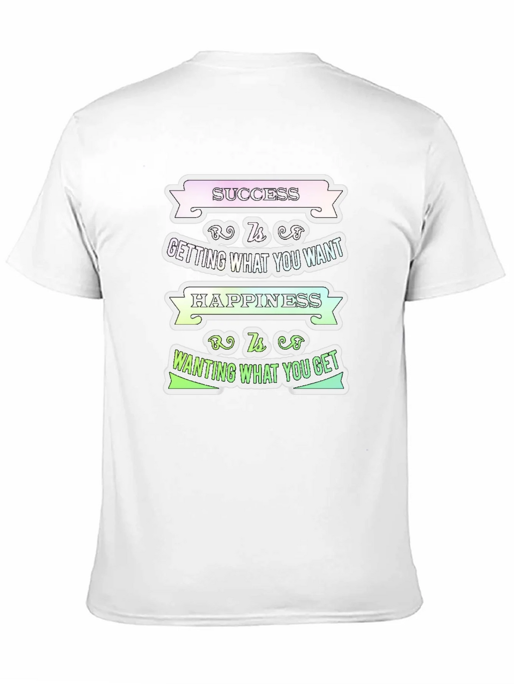 Success Happiness Mens T-Shirt - Inspirational Graphic Tee product image 10