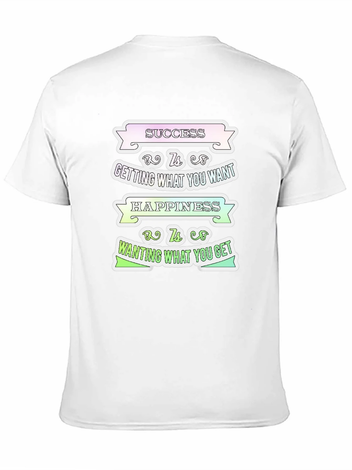 Success Happiness Mens T-Shirt - Inspirational Graphic Tee product image 10