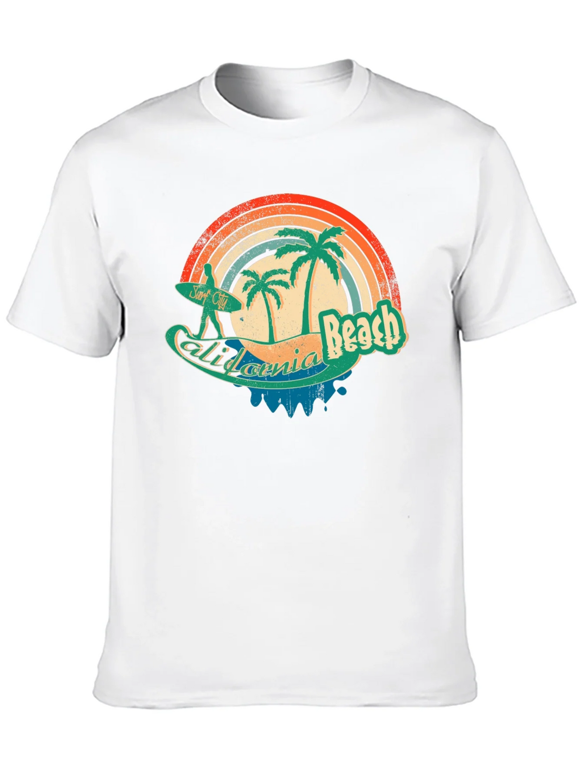 California Beach Retro Surf T-Shirt product image 9