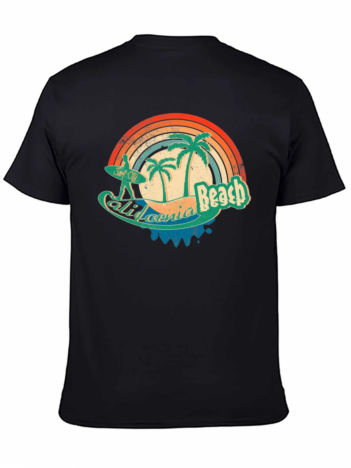 California Beach Retro Surf T-Shirt product image 4
