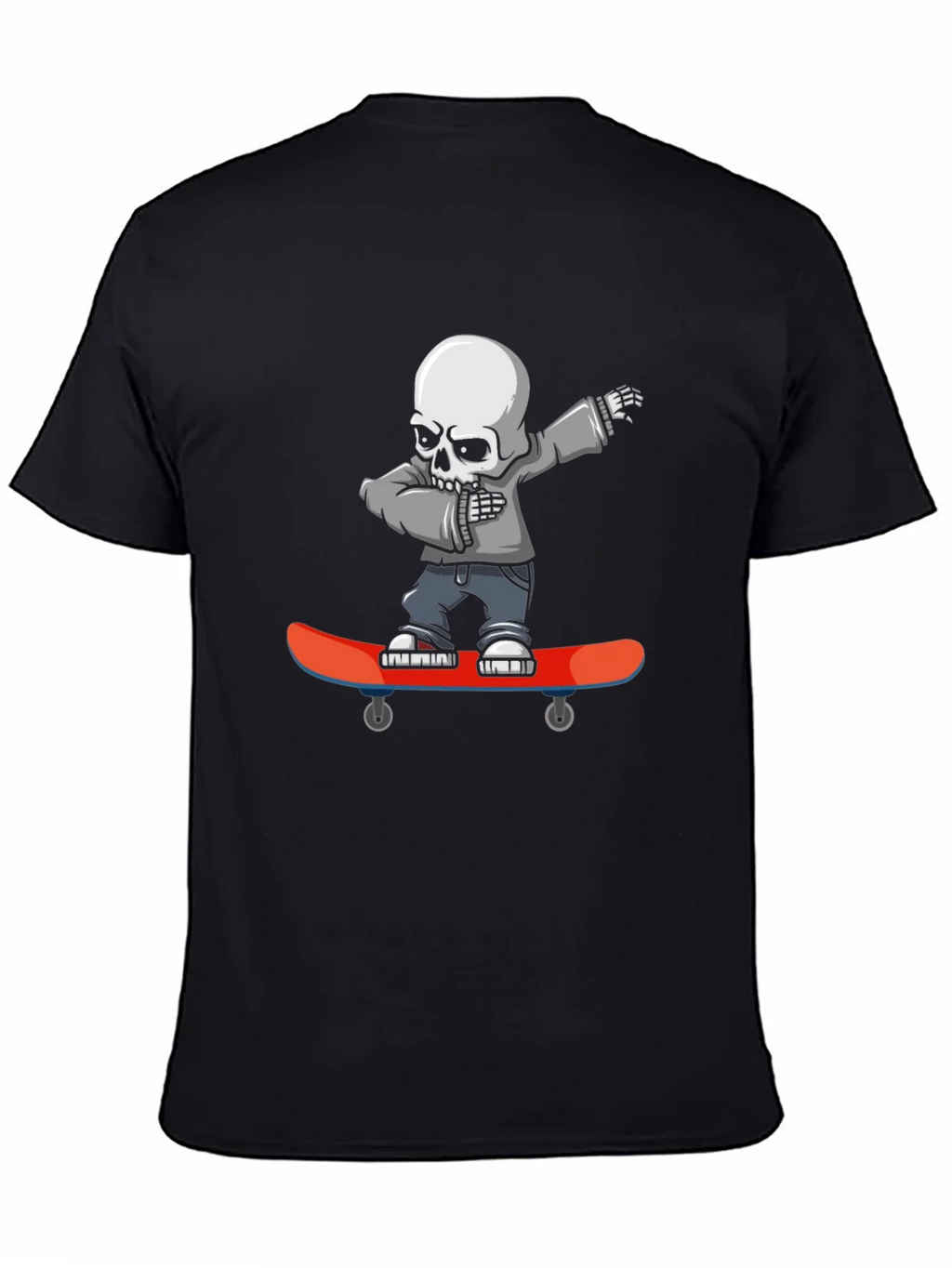 Skateboard Skeleton Graphic T-Shirt product image 4
