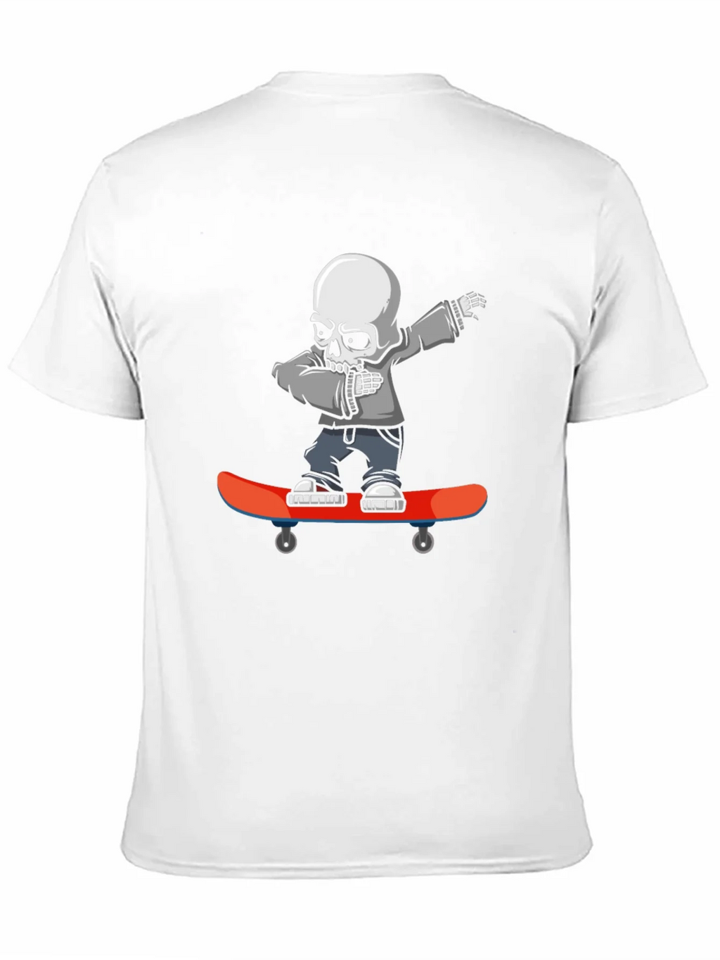 Skateboard Skeleton Graphic T-Shirt product image 10
