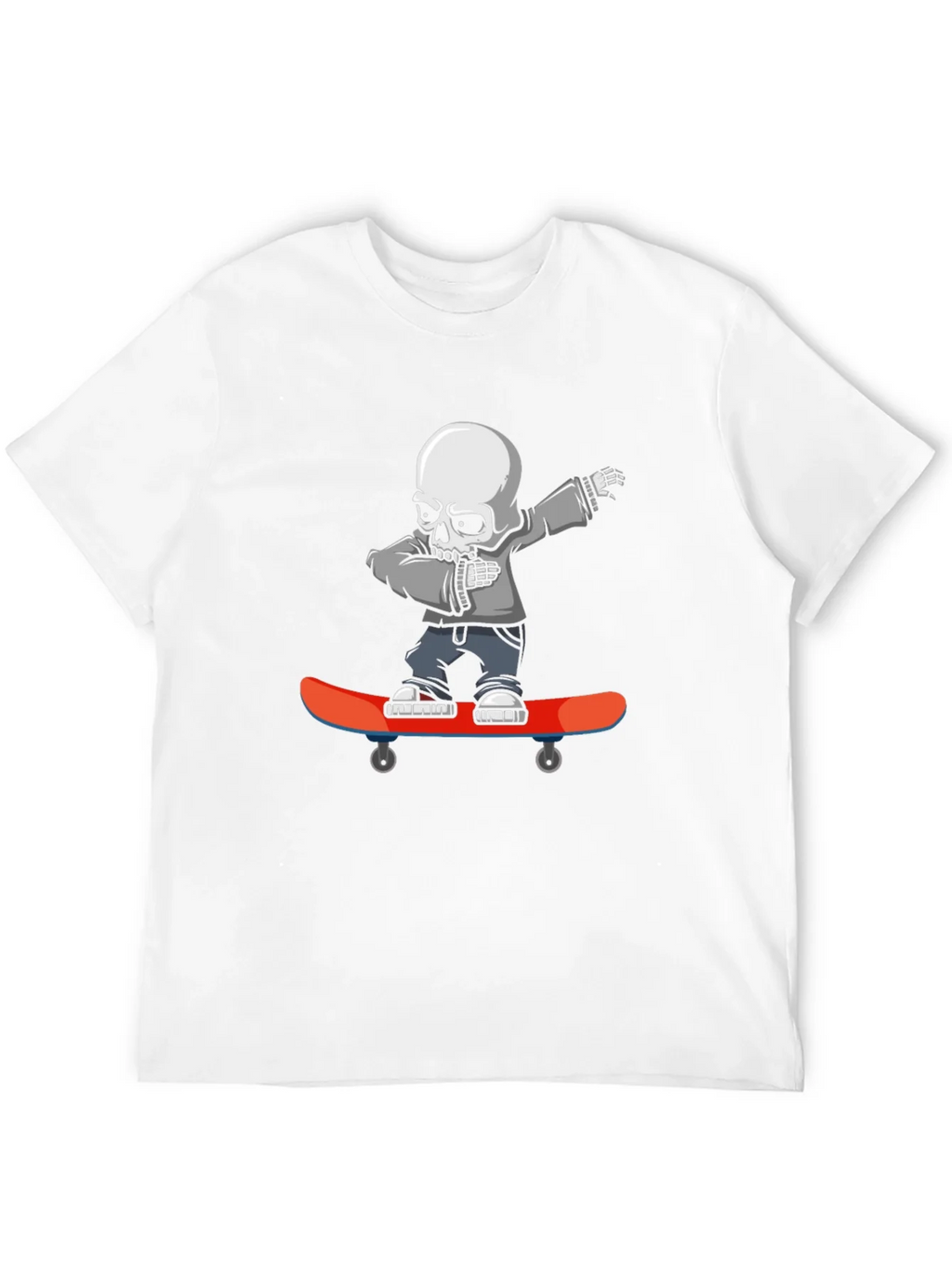 Skateboard Skeleton Graphic T-Shirt product image 11