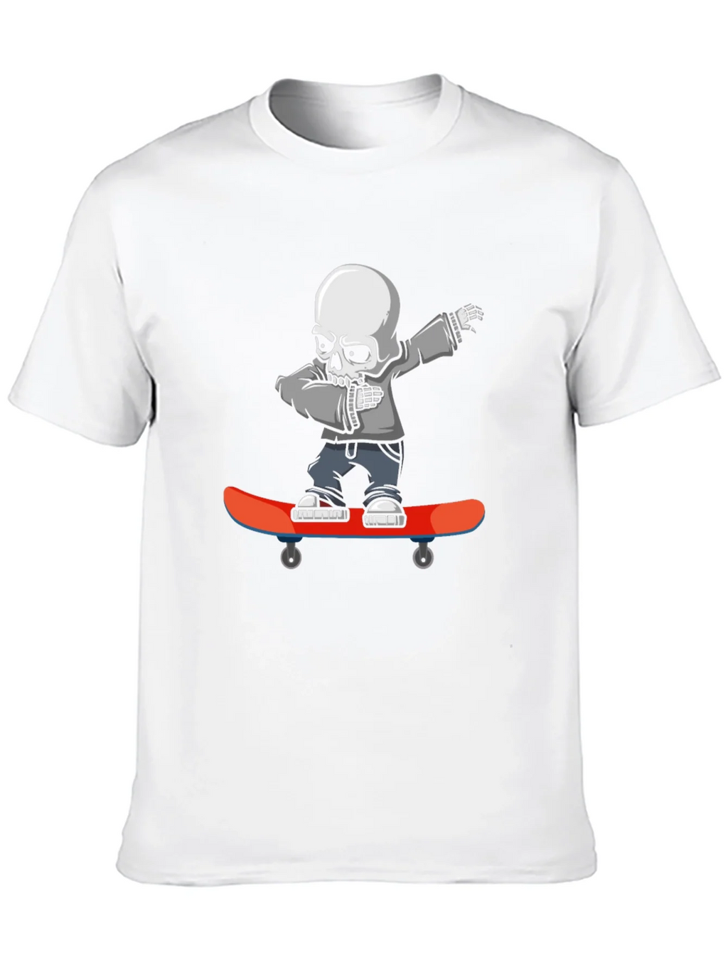 Skateboard Skeleton Graphic T-Shirt product image 9