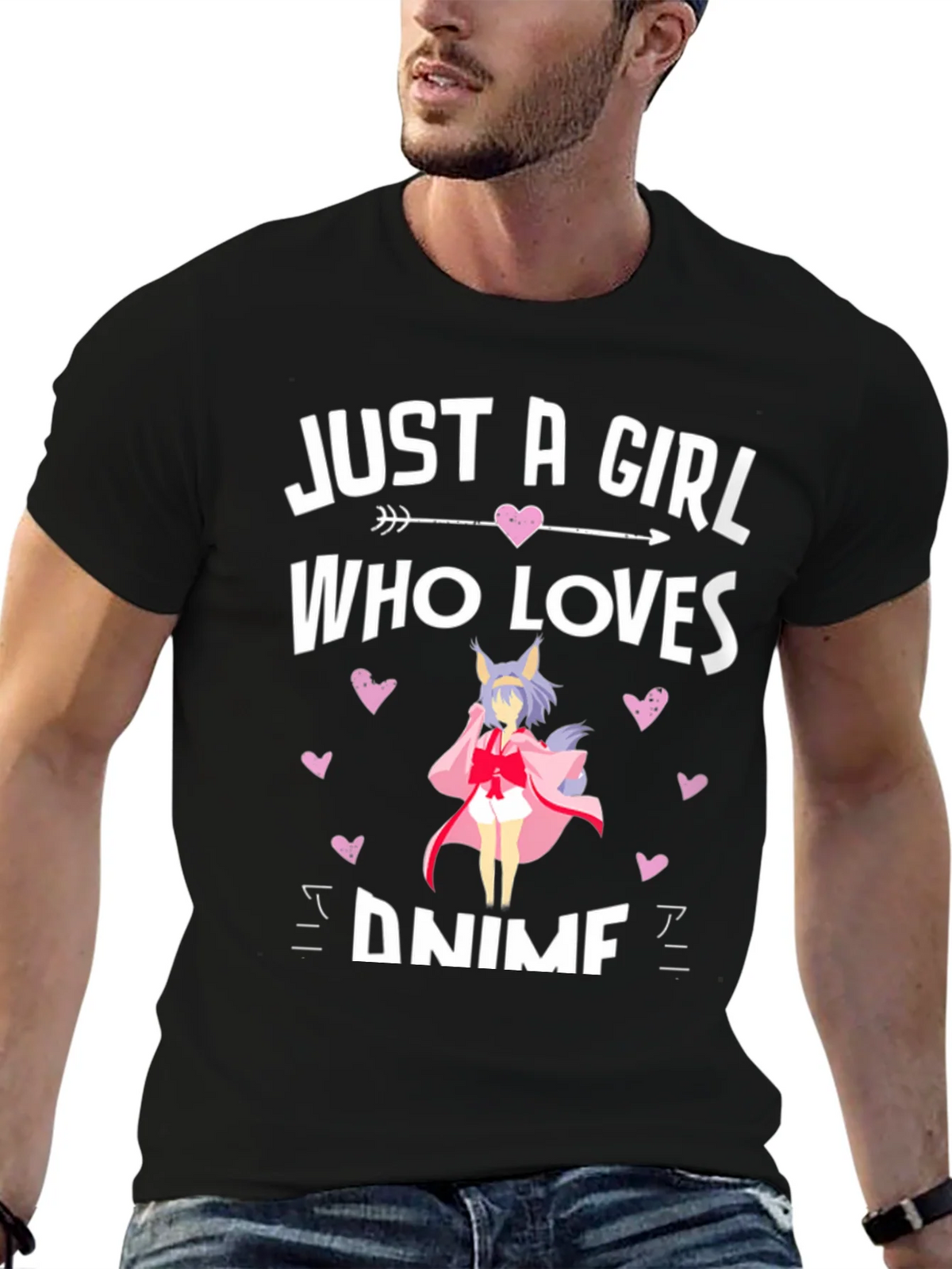 Just A Girl Who Loves Anime T-Shirt product image 6