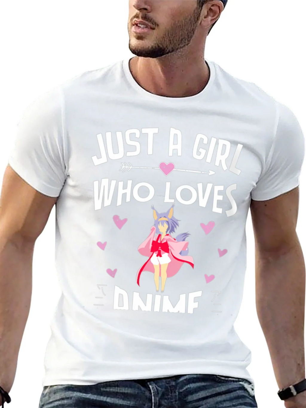 Just A Girl Who Loves Anime T-Shirt product image 12