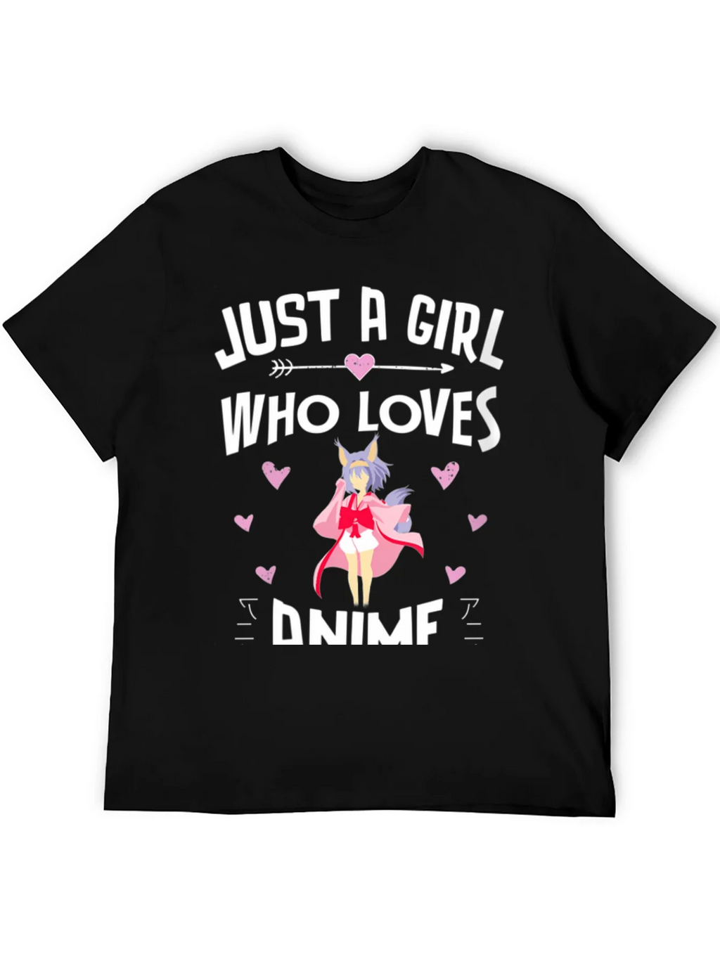 Just A Girl Who Loves Anime T-Shirt product image 5
