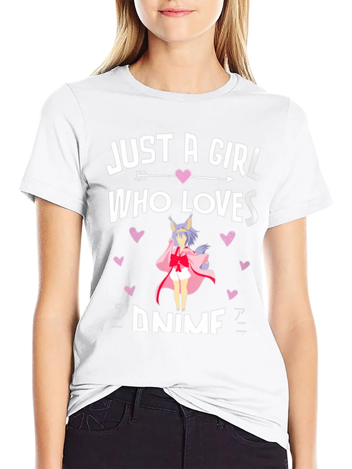 Just A Girl Who Loves Anime T-Shirt product image 8